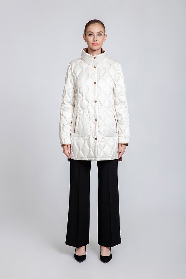 Двусторонний ультралегкий пуховик 2-в-1